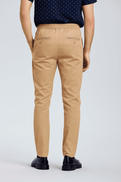 Pantalón Con Cordón Camel