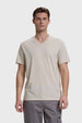 Polera Hombre Casual Básica Beige