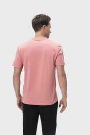 Polera Hombre Casual Básica Damasco