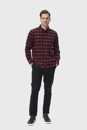 Camisa Hombre Básica Rojo