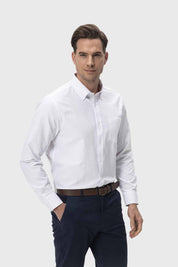 Camisa Hombre Oxford Blanco