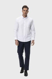 Camisa Hombre Oxford Blanco