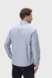 Camisa Hombre Oxford Gris