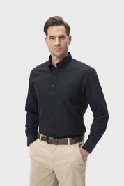 Camisa Hombre Oxford Negro