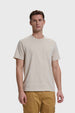 Polera Hombre Básica Con Bolsillo Beigev
