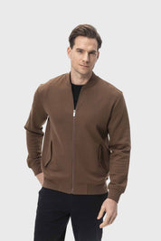 Polerón Hombre Bomber Chocolate