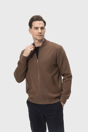Polerón Hombre Bomber Chocolate