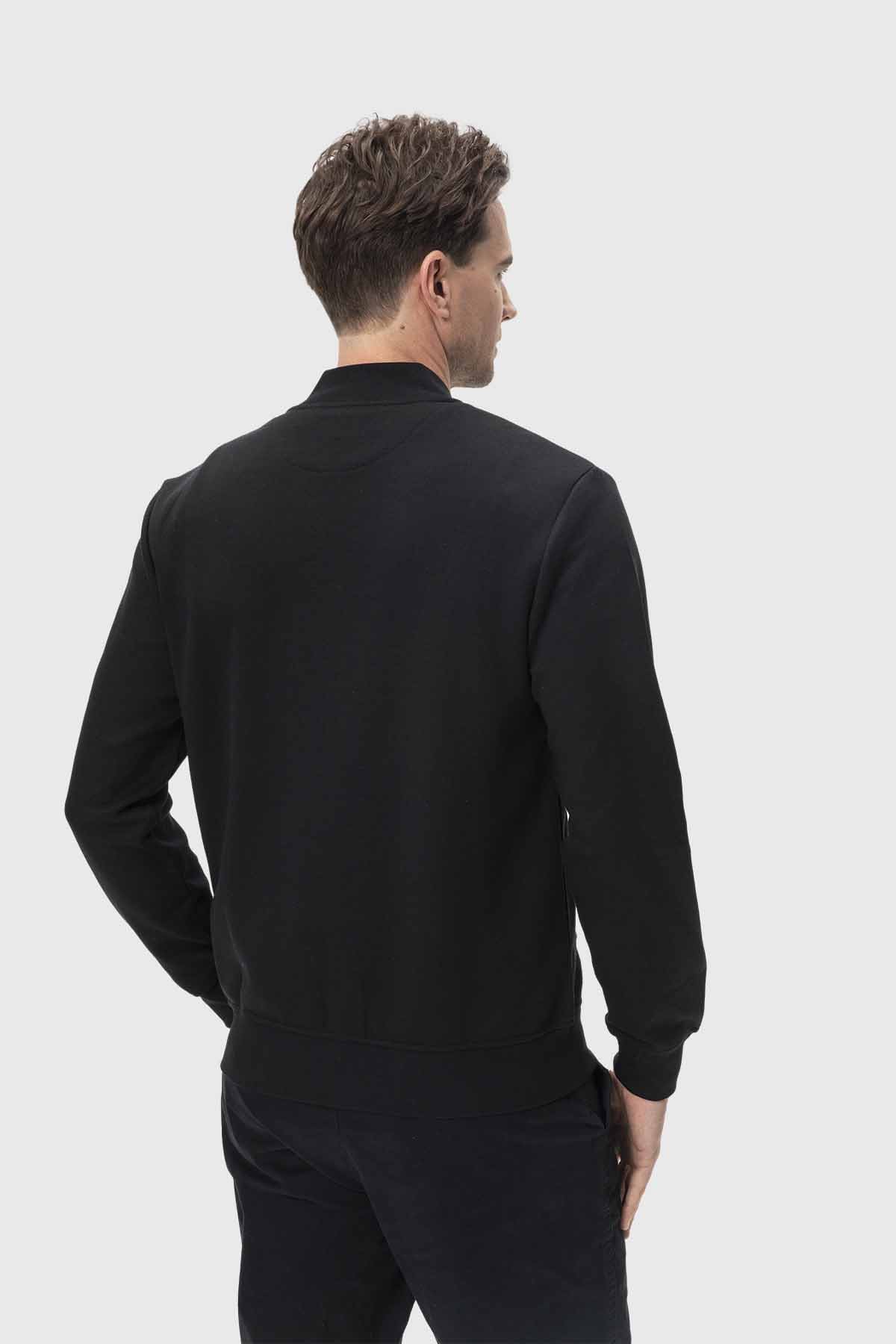 Polerón Hombre Bomber Negro