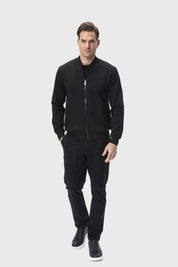 Polerón Hombre Bomber Negro