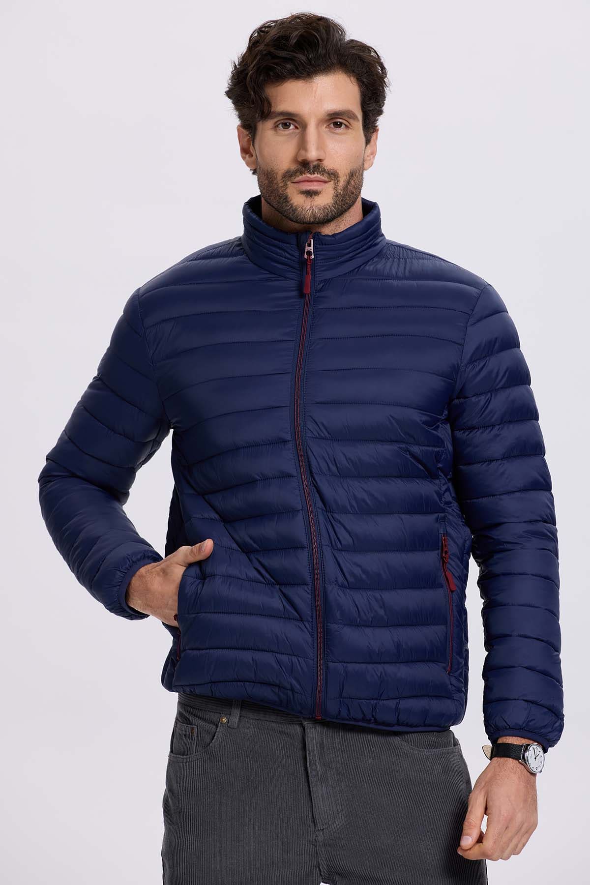 Parka Hombre Básica Azul