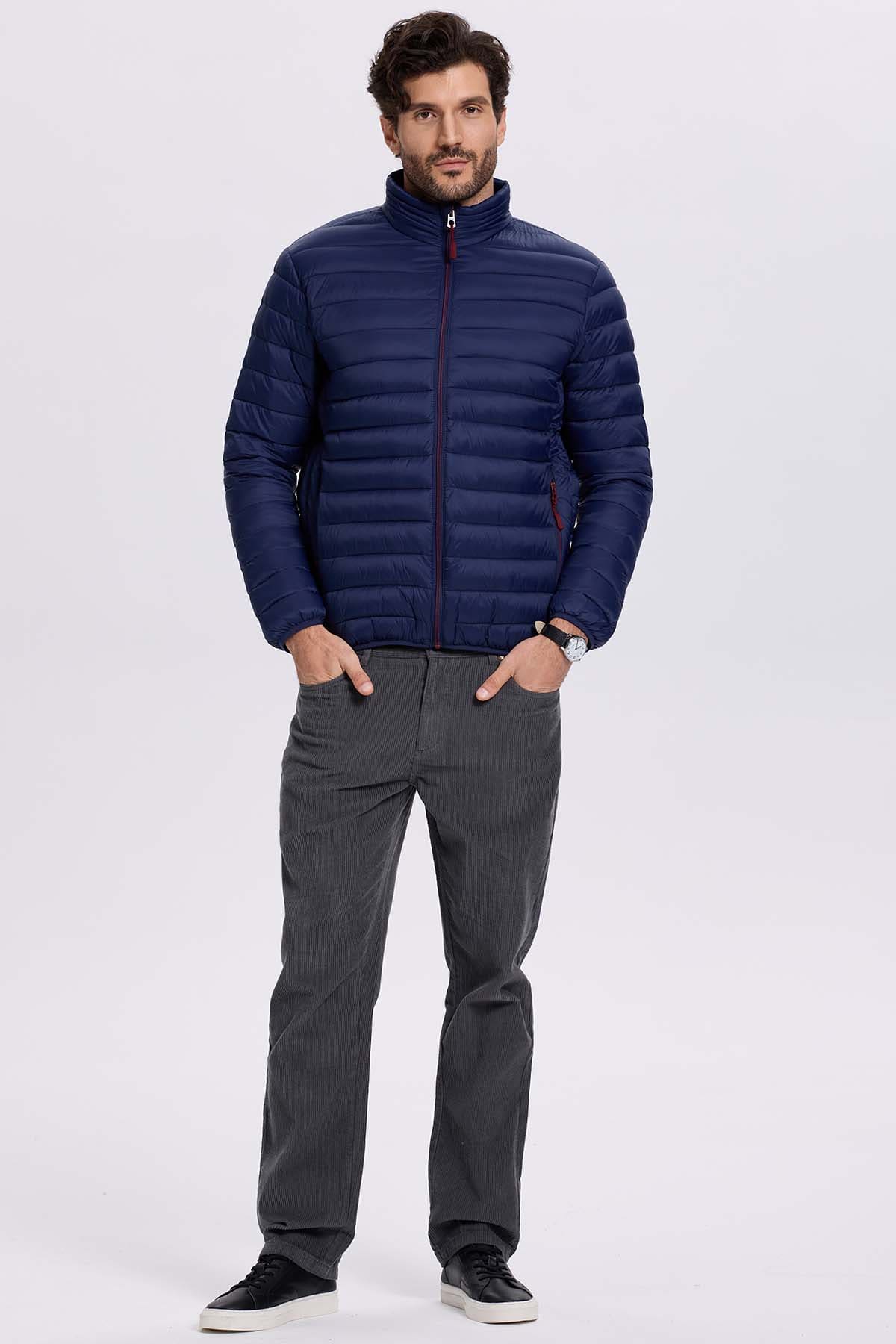 Parka Hombre Básica Azul