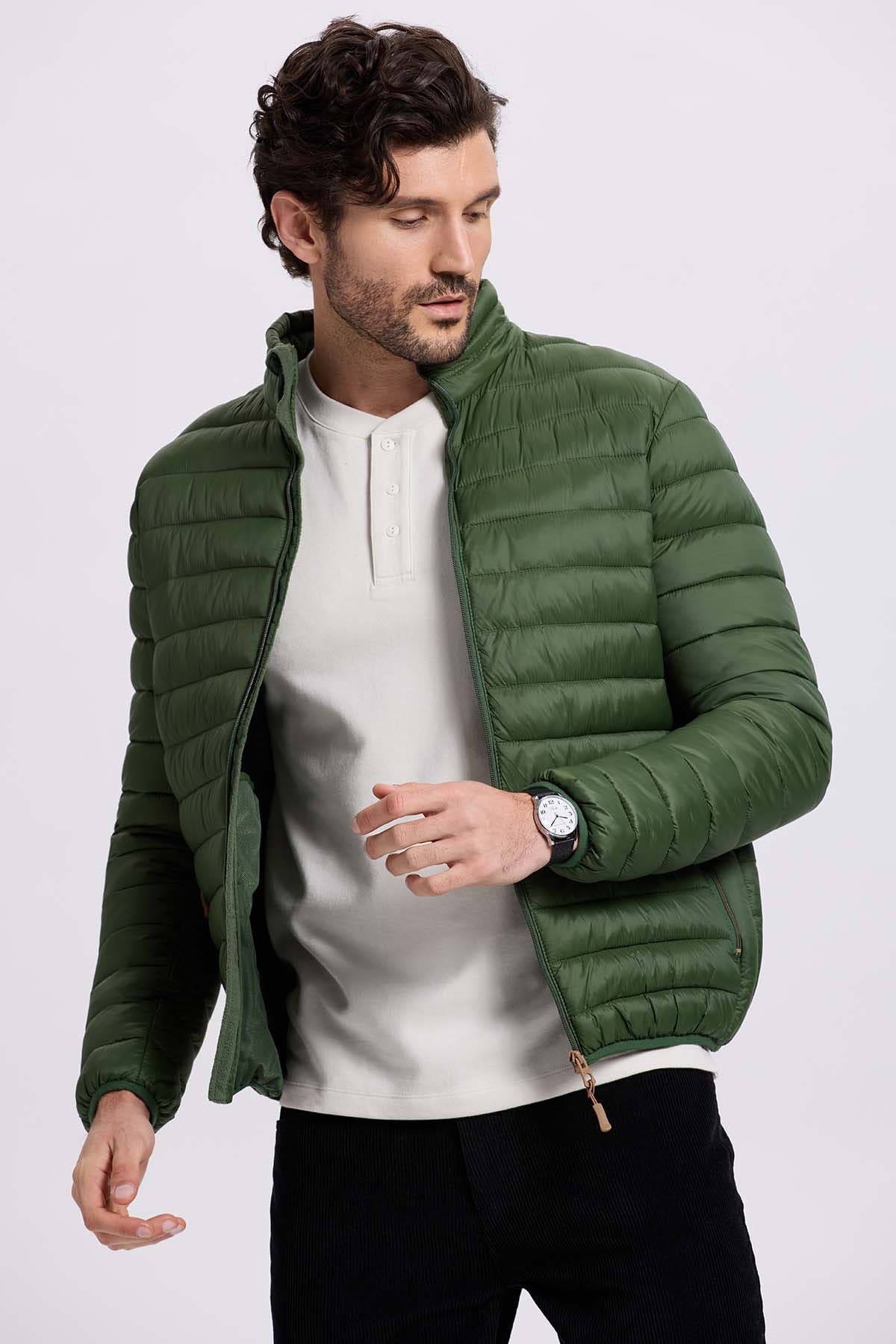 Parka Hombre Básica Verde