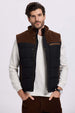 Parka Hombre Hombro Cotelé Negro