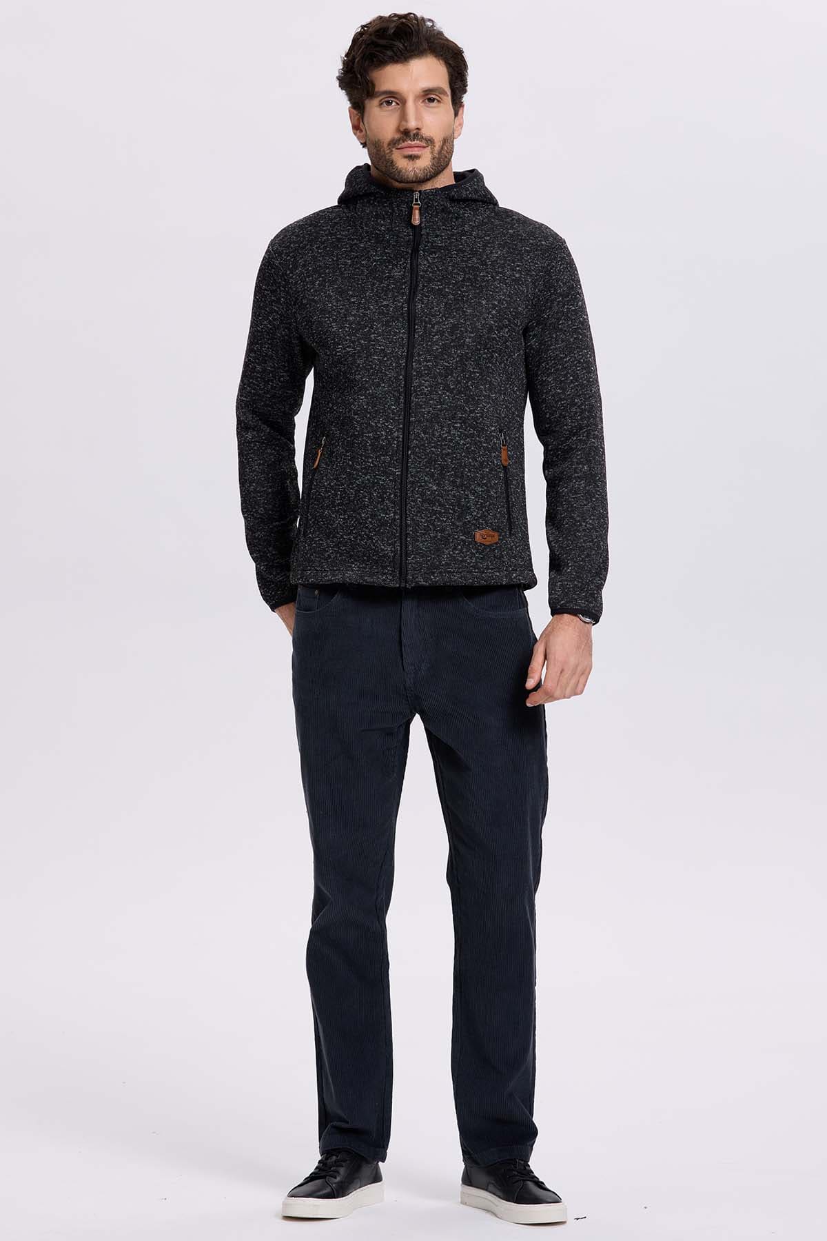 Polar Hombre Tejido Negro