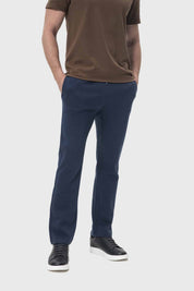Pantalón Buzo Hombre Calce Recto Azul