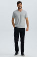 Polera Hombre Básica Gris Melange Gris / XXL