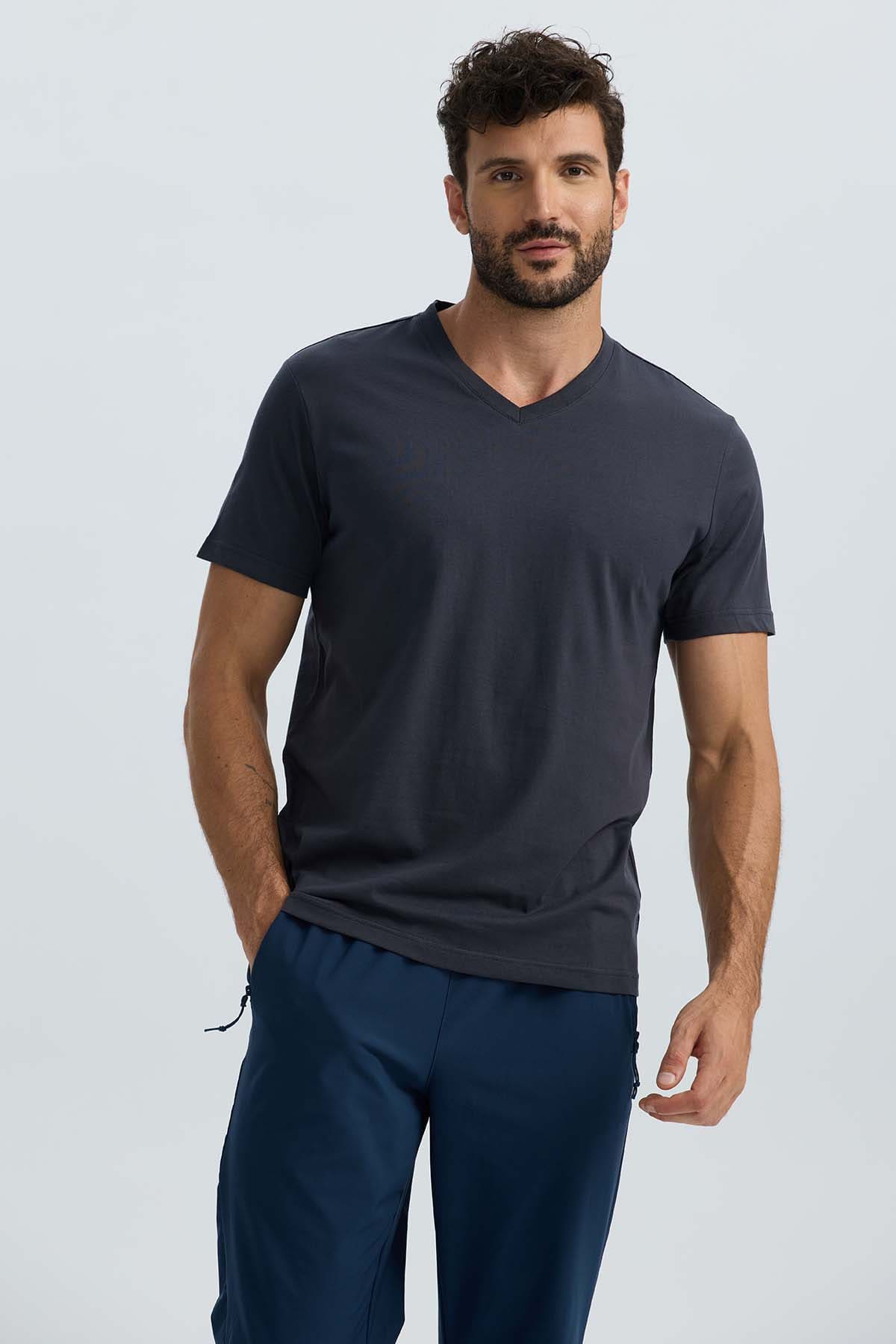Polera Hombre Básica Marengo Gris / XXL