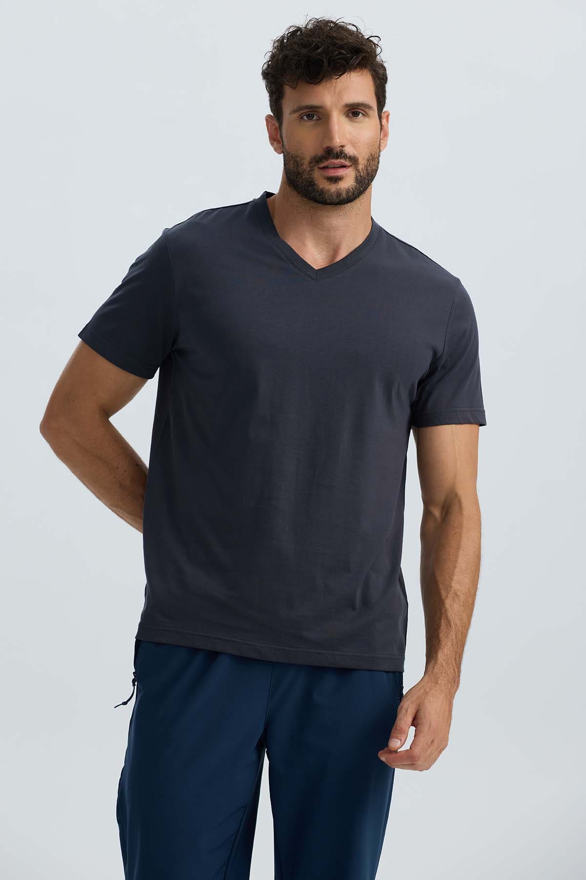 Polera Hombre Básica Marengo Gris / XXL