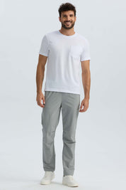 Pantalón Buzo Hombre Calce Recto Gris Gris / XXL