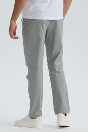 Pantalón Buzo Hombre Calce Recto Gris Gris / XXL