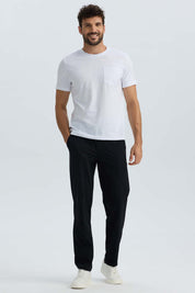Pantalón Hombre 1 Bolsillo Comfort Negro Negro / 54