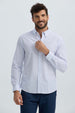 Camisa Hombre Moda Blanco Blanco / XXL