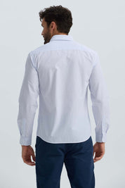 Camisa Hombre Moda Blanco Blanco / XXL
