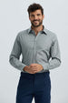Camisa Hombre Lisa Gris Gris / XXL