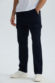 Pantalón Hombre Cargo Casual Slim Azul Marino Azul / 54