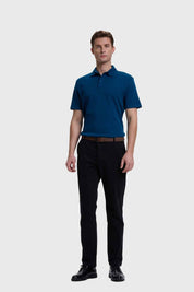 Pantalón Hombre Chino Cinturón Negro
