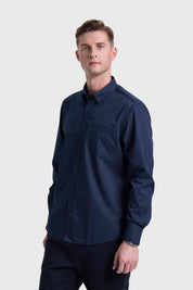Camisa Hombre Fantasía Azul