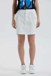 Falda Mujer Cargo Crudo