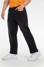 Jeans Straight Negro
