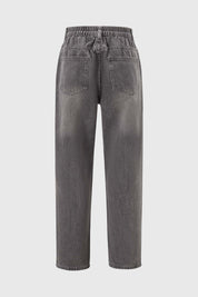 JEANS NIÑO ROTURAS GRIS