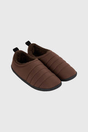 Pantufla Hombre Zapatilla Descanso Café