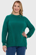 Sweater Mujer Calado Verde