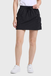 Falda Mujer Cargo Negro