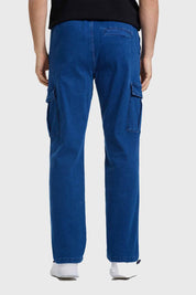JEANS HOMBRE CARGO AZUL