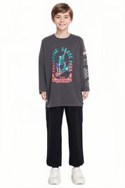 Polera Niño Calavera Marengo