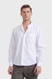 Camisa Hombre Repelente Al Agua Blanco