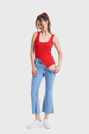 Polera Mujer Body Rojo