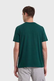 Polera Hombre Básica Con Bolsillo Verde