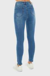 Jeans Mujer Skinny Estela Azul