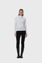 Sweater Mujer Con Textura Crudo