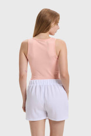 Polera Mujer Asimétrica Nudo Damasco