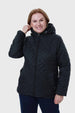 Parka Mujer Con Bolsillo Negro