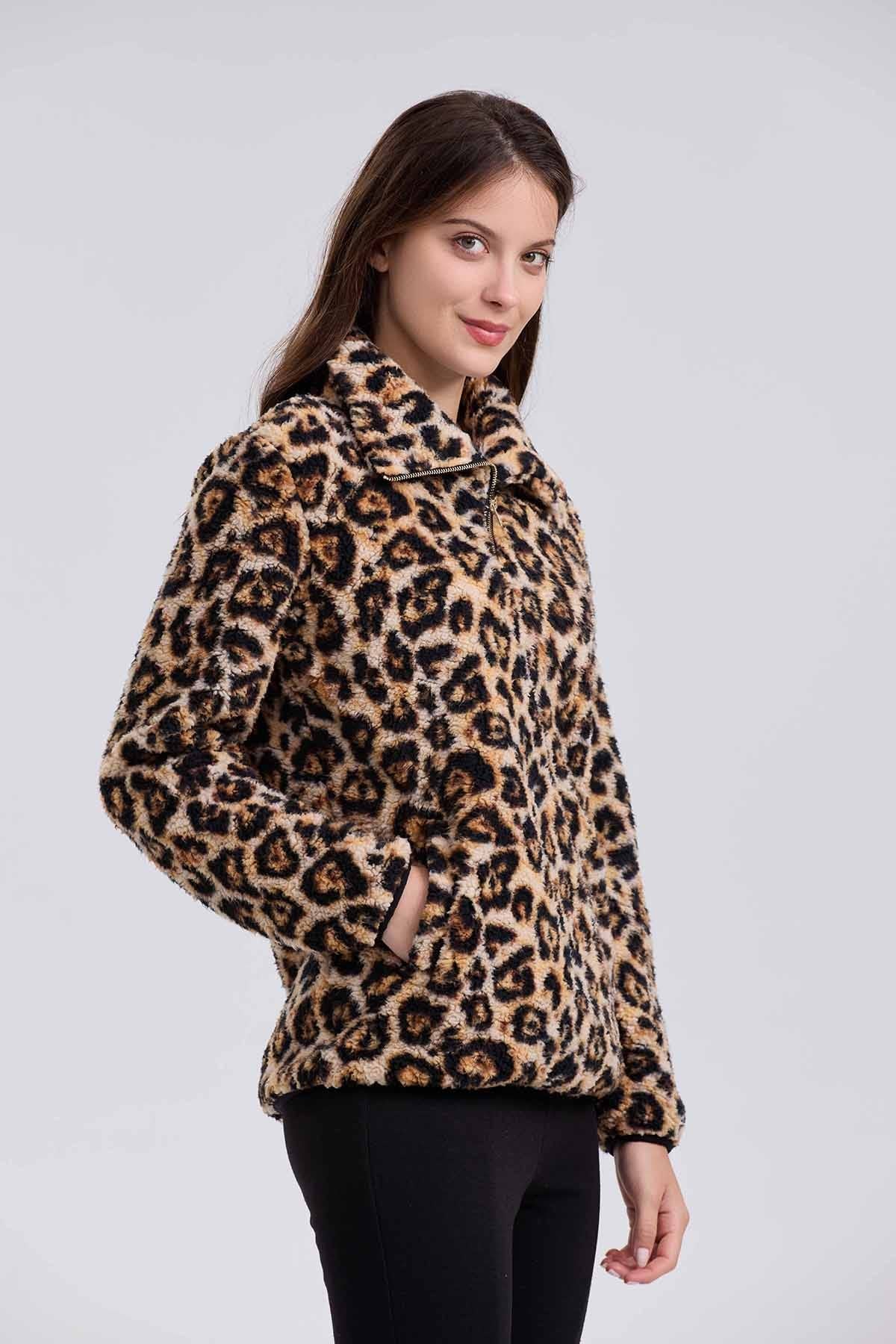 Polar Mujer Animal Print Beige