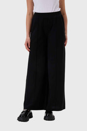 Pantalón Mujer Con Lazo Cintura Negro