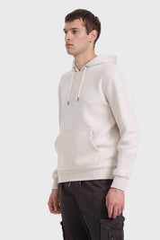 Polerón Hombre Hoodie Básico Beige