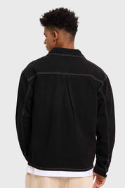 CHAQUETA HOMBRE JUVENIL CON BOLSILLO NEGRO